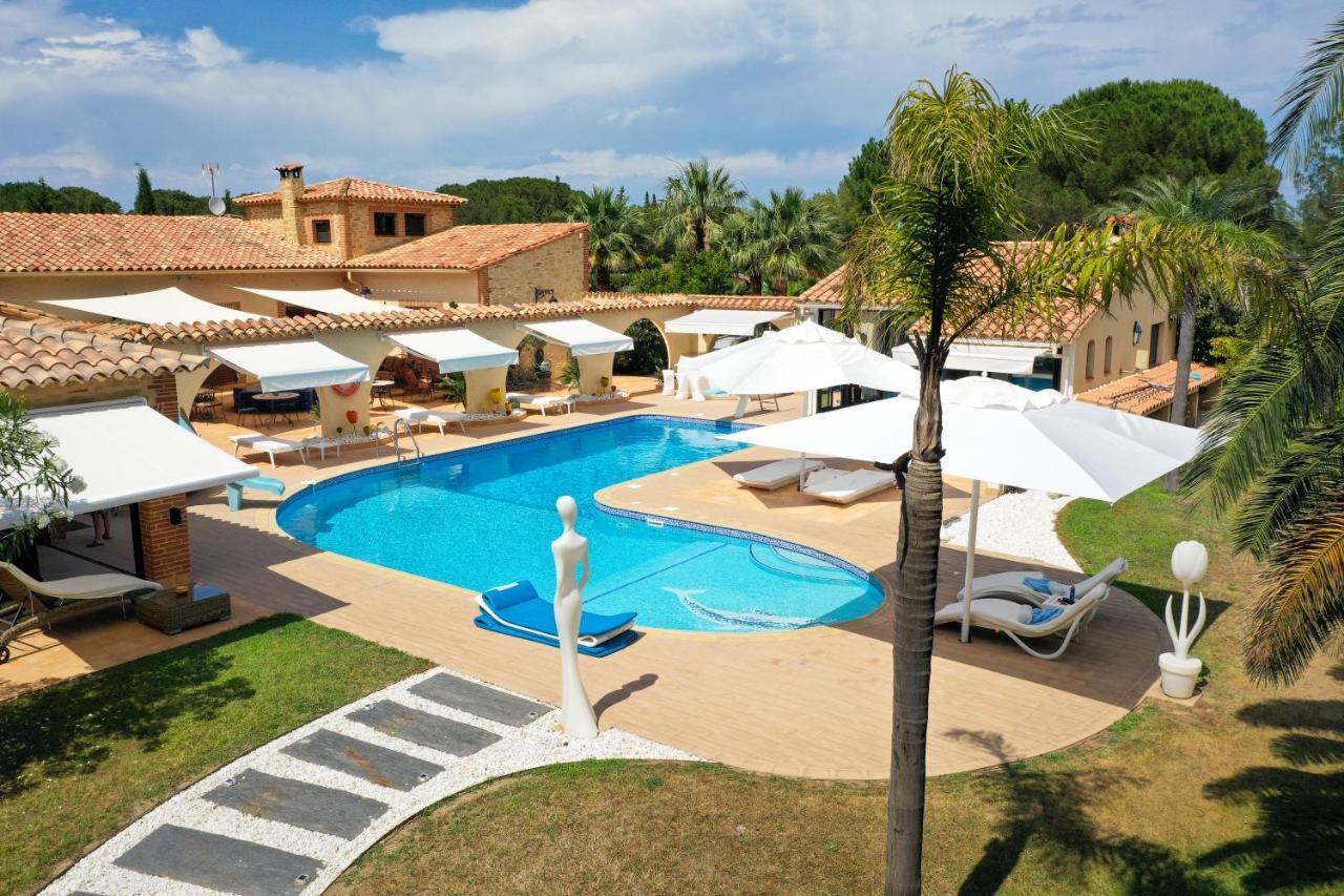 Chambre D'Hotes & Spa Mas Dels Esquirols Saint-André Esterno foto